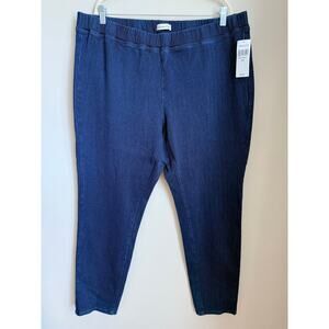 Coldwater Creek Blue Skinny Jeans Jeggings Cotton NWT Size 20W